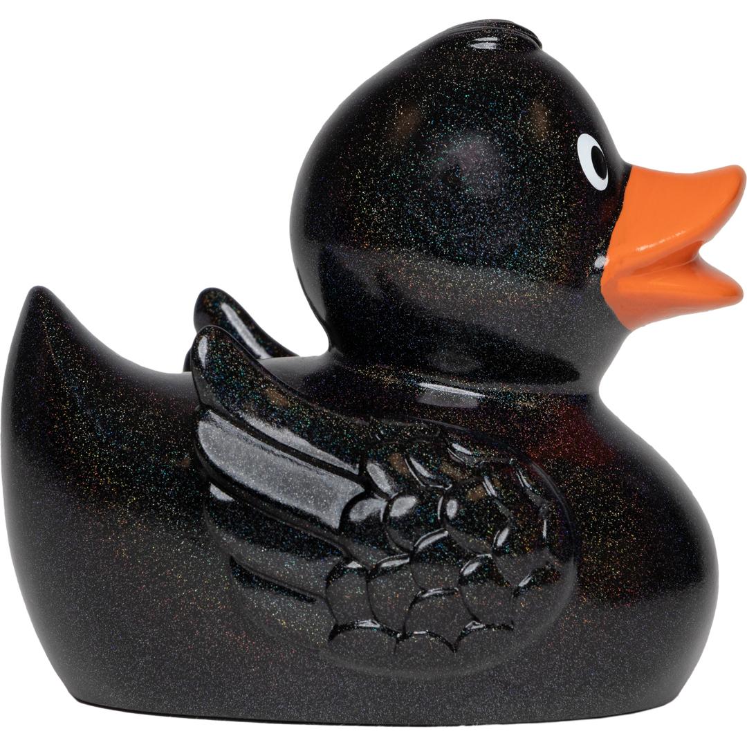M131004 Schwarz/glitzer - Quietsche-Ente Wings - mbw